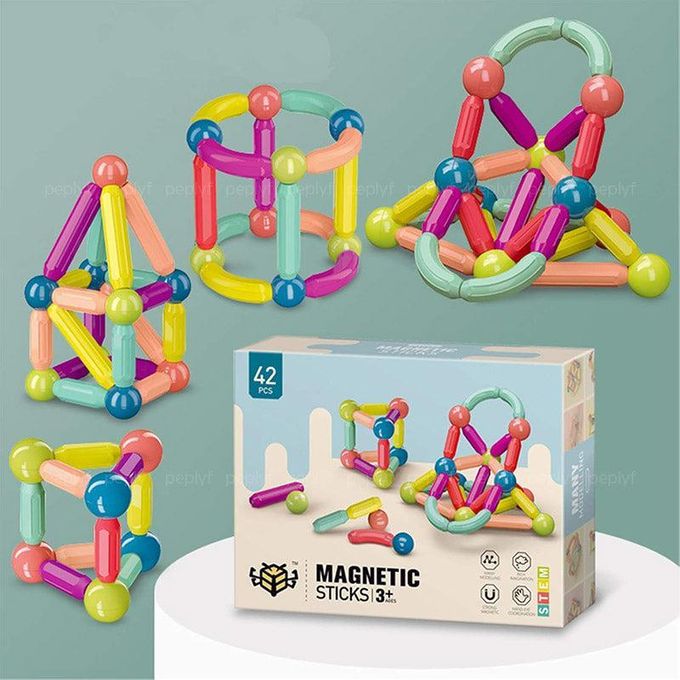 42pcs Magnetic Stick For Child Development — view 3