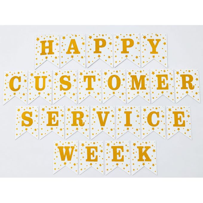 Happy customer service week sticker