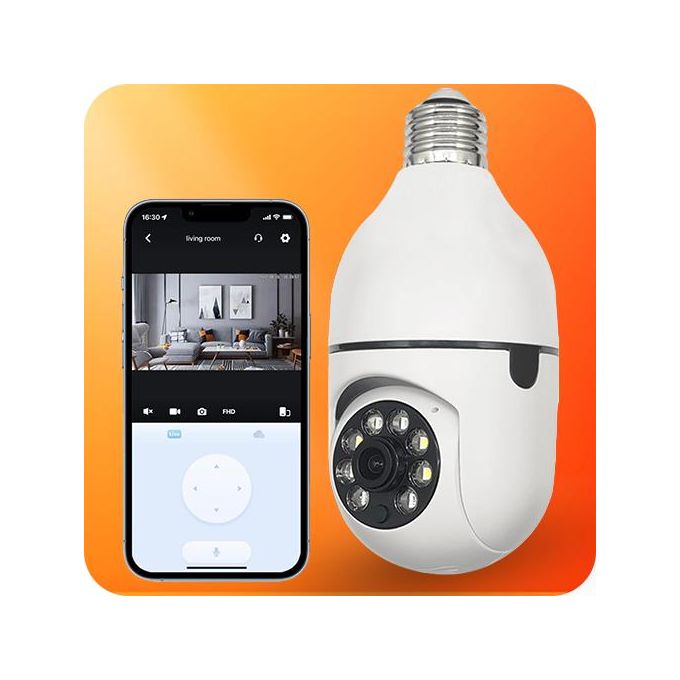 Phone control CCTV Wifi 360° panorama Camera + Free trimmer — view 2