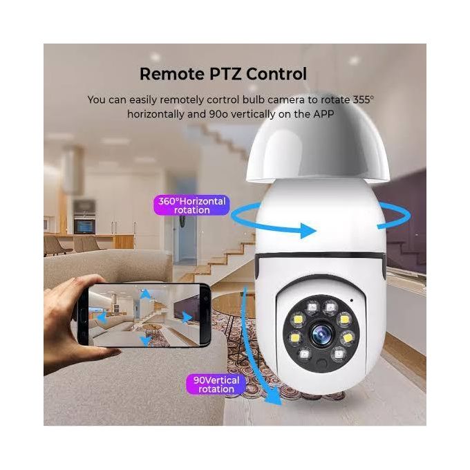Phone control CCTV Wifi 360° panorama Camera + Free trimmer — view 3