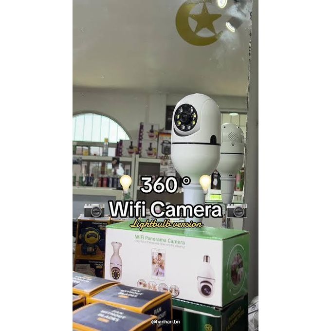 Phone control CCTV Wifi 360° panorama Camera + Free trimmer — view 4